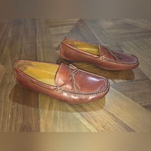 Cole Haan Gunnison Loafers Brown Leather Driving Shoes Sz 9 M Slip On